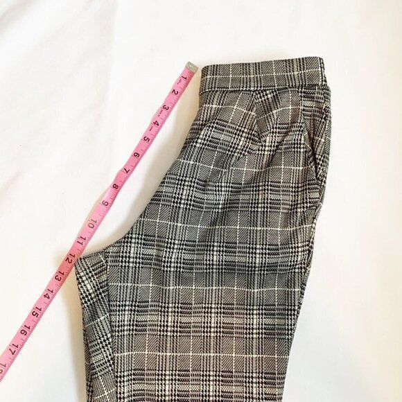 5/$25 Azalea San Francisco Made in USA black white plaid skinny trouser pants - Picture 8 of 9